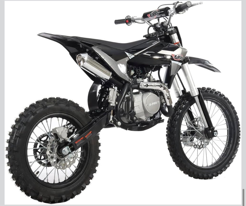 X-PRO 125cc Gas Dirt Bike Pit Bike Adults Dirt Pit Bike 125 Dirt Bike Dirt Pitbike,Big 17"/14" Tires!